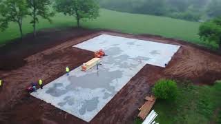 Bird's Eye View of the T-Shaped House Pad