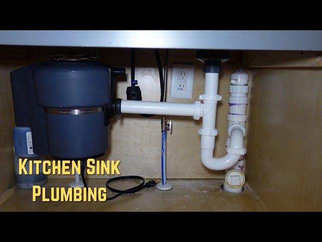 Diy Kitchen Sink Plumbing With Garbage