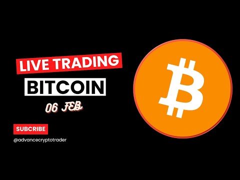 Crypto Trading LIVE: BTC Live Trading Bitcoin Price Predictions | 06 FEB #crypto #bitcoin #btc