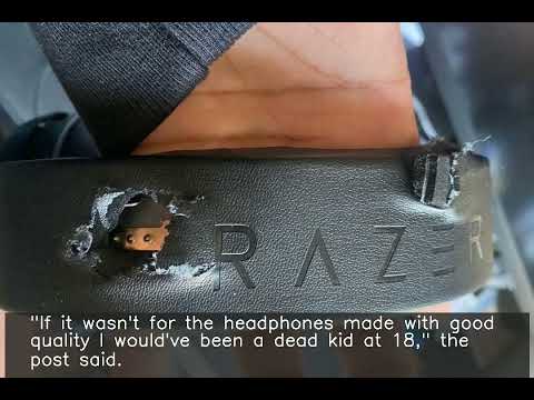 18-year-old gamer claims headphones saved him from a bullet in US