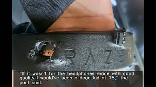 18-year-old gamer claims headphones saved him from a bullet in US