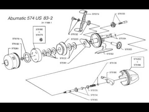 Abu Garcia Revo Sx Spinning Reel Parts Diagram | Reviewmotors.co