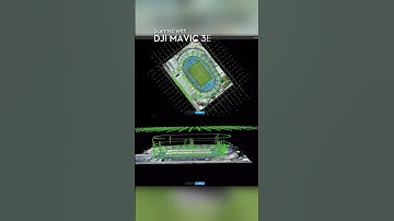 3D Modeling a football stadium with DJI Terra!  #djienterprise #drone  #dronetech #dji