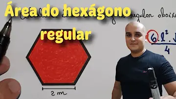 Como calcular área de hexágono?