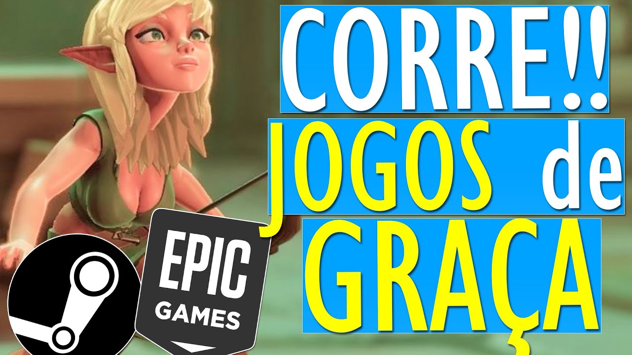 CORRE!! NOVOS JOGOS de GRAÇA PARA RESGATE GRÁTIS e PERMANENTE na EPIC  GAMES! JOGOS GRÁTIS para PC 