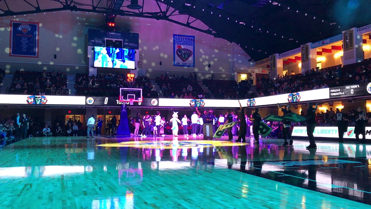 WNBA New York Liberty Players Intro Feat. Maddie YouTube