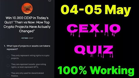 Cex.io Quiz Answers Today 04 & 05 May | Cex.io Daily Quiz | Cex io daily combo | Cex.io daily quiz |