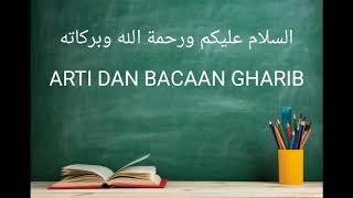 PELAJARAN BTQ GHORIB KELAS 6 (Bag 1)