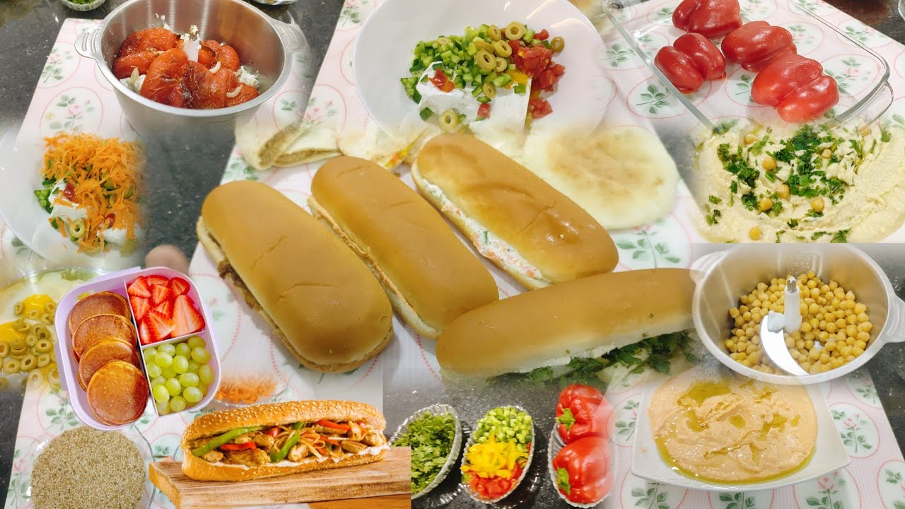 أفكار سندوتشات المدارس🥪وداعا لحيرة الأمهات كل يوم فى تحضير اللانش بوكس🥙