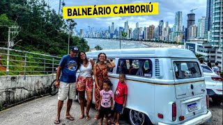 Viajamos de Kombi para Balneário Camboriú em familia! Começou o caminho para Serra do Rio do Rastro