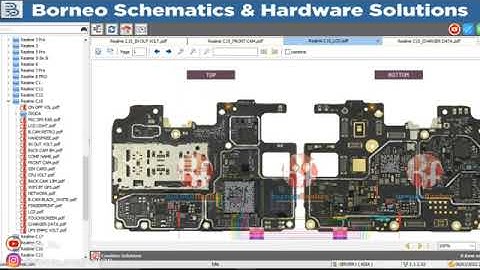 Realme c15 LCD LIGHT / DISPLAY GRAPHIC DIAGRAM
