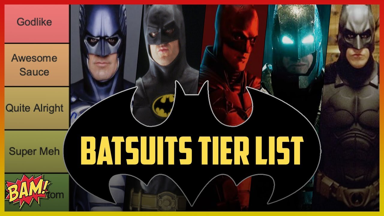 Live-Action Batsuits Tier List & Ranking (w/ The Batman)