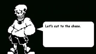 Underswap Papyrus fight: Half of the fight.