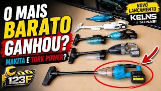 Lançamento Kelns/Hanabi. O aspirador mais barato venceu Makita e Tork Power?