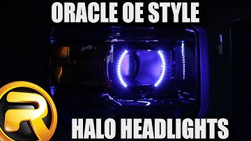 How to Install Oracle LED Headlight Halo Kit Color Shift on a 2014 GMC Sierra