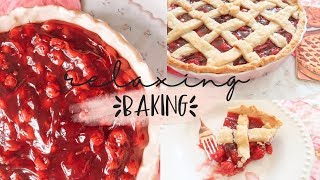 Cherry Pie Recipe From 1949 Relaxing Baking Youtube - cherry pie roblox