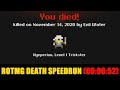 Rotmg death any speedrun in 0653 seconds world record