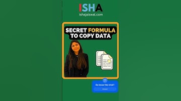 Combine multiple excel workbooks in a single table using VSTACK | CA Isha #excel #career #corporate