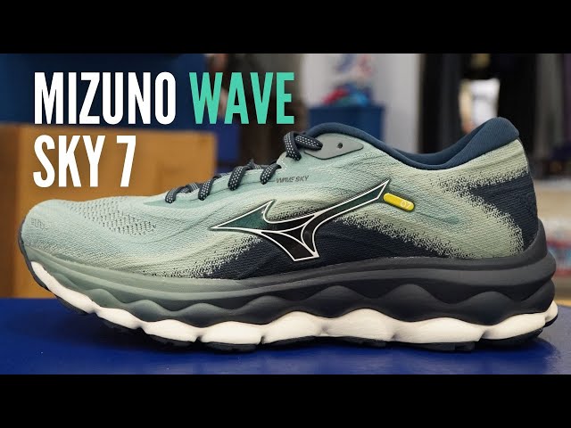 La máxima amortiguación y suavidad para correr a diario como si flotaras  con la Mizuno Wave Sky 7