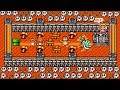 Super Mario Bros 3 HD REMAKE 100% World 8: BOWSER'S CASTLE Part 2 (Amazing NEW Graphics)