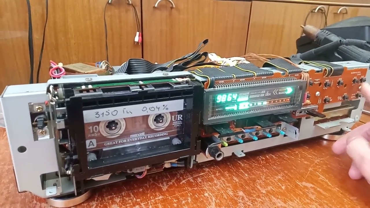 AKAI GX-R60EX ремонт, профилактика, настройка, проверка.