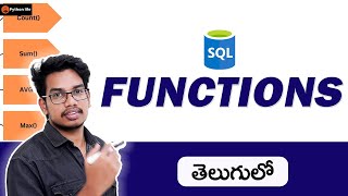 Functions in SQL | Oracle in Telugu | SQL Tutorials in Telugu