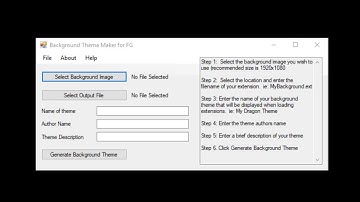 Background Theme Maker for Fantasy Grounds
