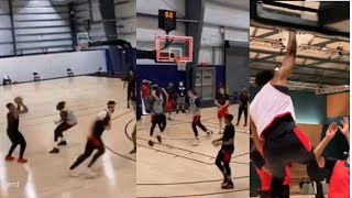 Portland Trail Blazers Practice is Filled with Buzz Beaters and Posters