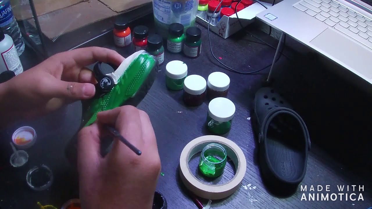 angelus paint on crocs