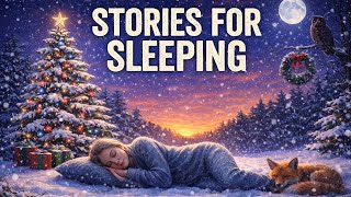 12 HOURS of Bedtime Stories for Adults 🎅🎄  | Rain Sounds 🌧 | Black Screen