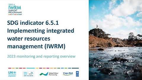 SDG 651 2023 Monitoring Overview Part 1: Context