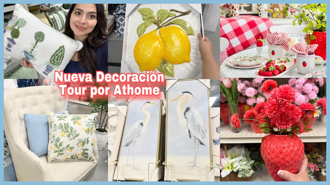Decoración de Verano 🍓💙  TOUR POR ATHOME