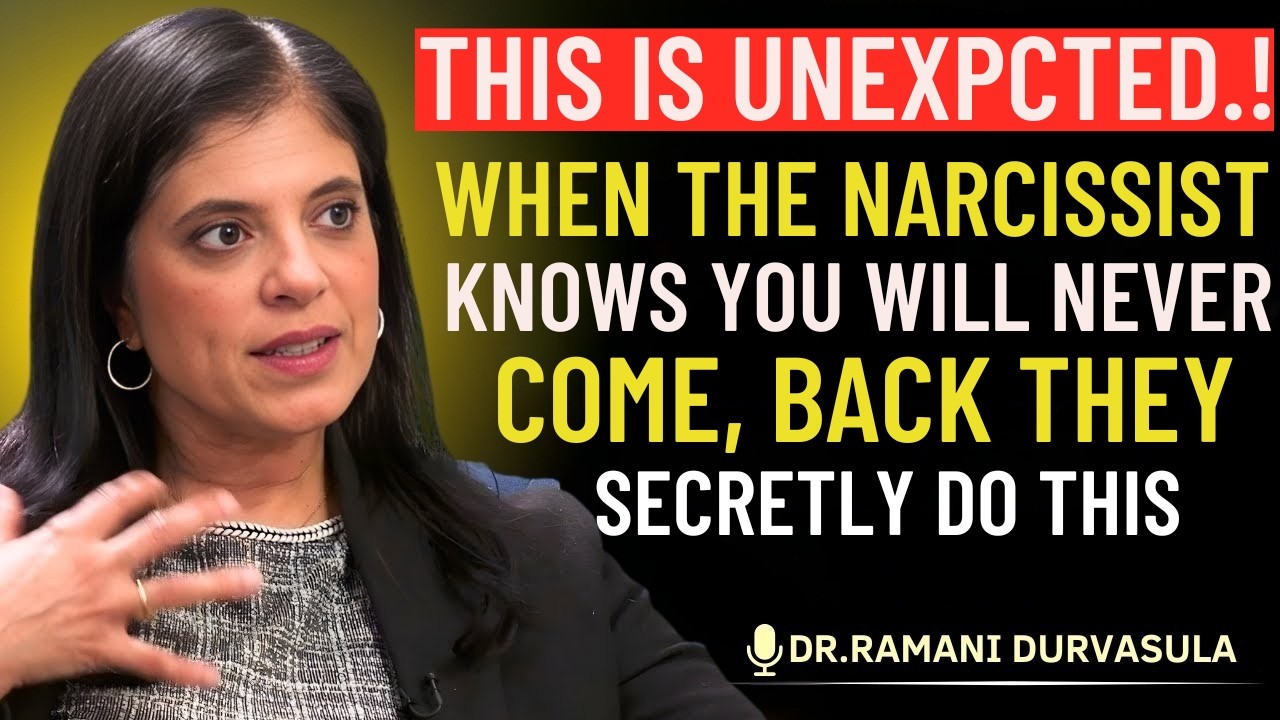 When the narcissist knows you will never come back, they secretly do this.||