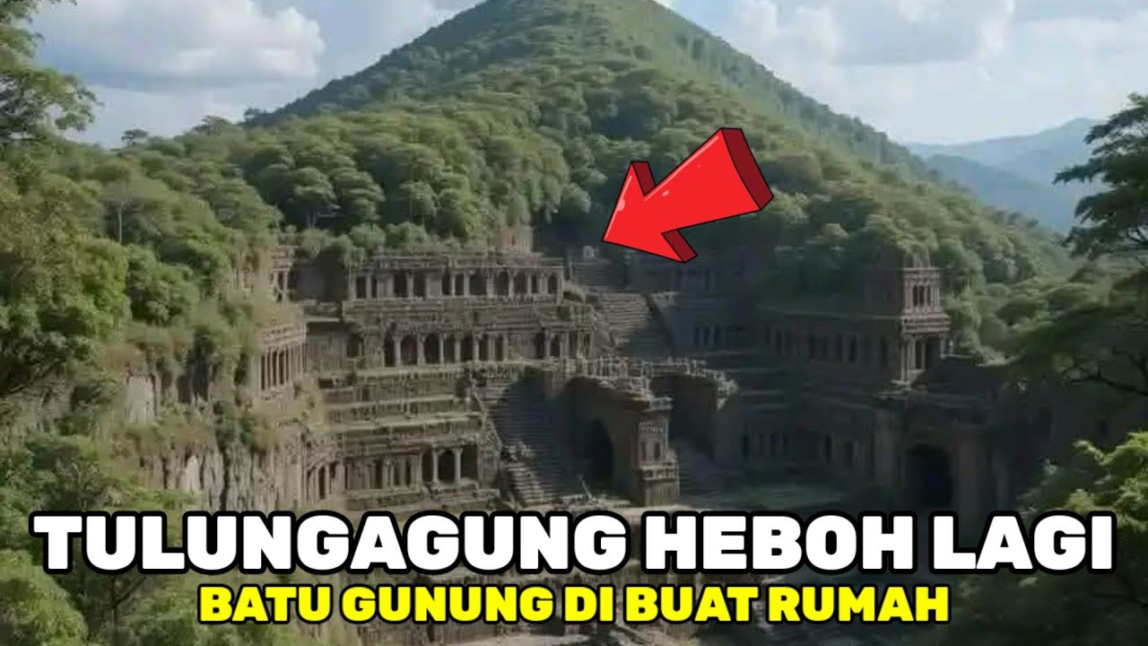 Viral‼️Kejadian Lagi Di tulungagung BATU GUNUNG DI BUAT RUMAH