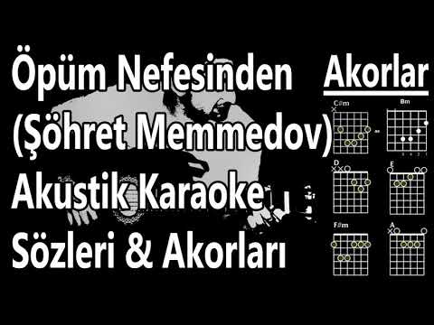 Öpüm Nefesinden Karaoke (Şöhret Memmedov) | Öpüm Nefesinden Akor&Sözleri&Lyrics