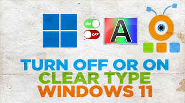How to Turn On or Off ClearType in Windows 11