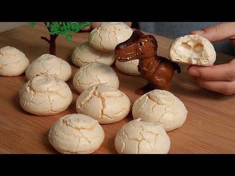      1!!! ,   ,   ,  , how to make Dinosaur Egg Cookie