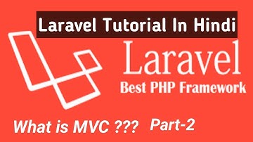 Laravel Tutorial In Hindi | What Is MVC ? | Modal View Controller