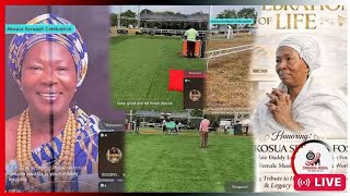 Liveakosua Serwaa Celebration Of Life Ongoing -Maive Criwd Pulled To Honour Akosua Serwaa