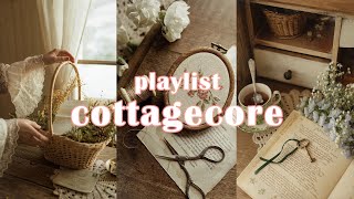 cottagecore playlist (rain + countryside sfx) ~ reading, studying, fantasy, aesthetic