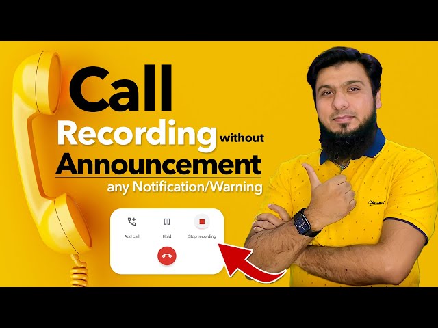 Google Call Recording Without Announcement on Any Android 2022 | Disable Notification 👍 class=