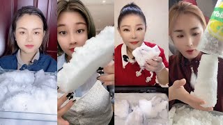 ASMR ICE EATING || FREEZER FROST EATING || SATISFYING SOFT SQUEAKY CRUNCHY FROST BITES ASMR🧊 screenshot 4