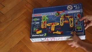 Unpacking Fischertechnik Universal 3