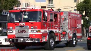 LAFD Engine 209 Responding