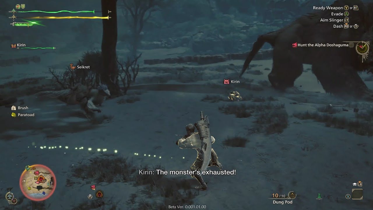 Monster hunter wilds Beta Alpha Hunt Footage 