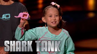 Shark Tank US | 10-Year-Old Entrepreneur Wows Sharks With Her Baby Spoon Product image