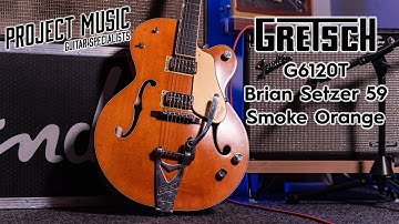 Gretsch G6120T 59 Brian Setzer Smoke Orange - Project Music