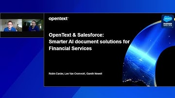 Salesforce and OpenText: Changing the process landscape with smarter AI document solutions