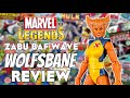 Marvel Legends WOLFSBANE Action Figure Review - ZABU BAF Wave