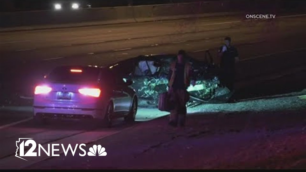 1 killed, 1 injured in wrong-way crash on Arizona highway - YouTube